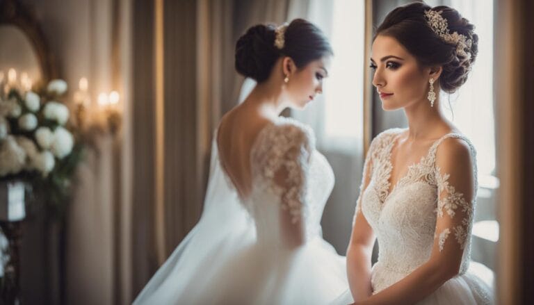 Frisur für Hochzeit