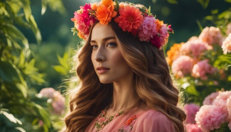 Blumenkranz Haare für besondere Anlässe