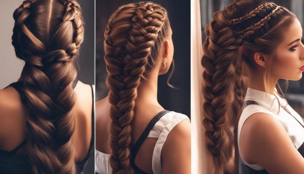 Schöne Braids Haare