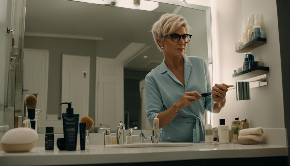 kurzhaarfrisuren damen ab 50 mit brille