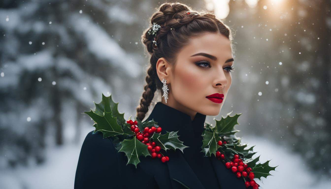 trendige Weihnachtsfrisuren