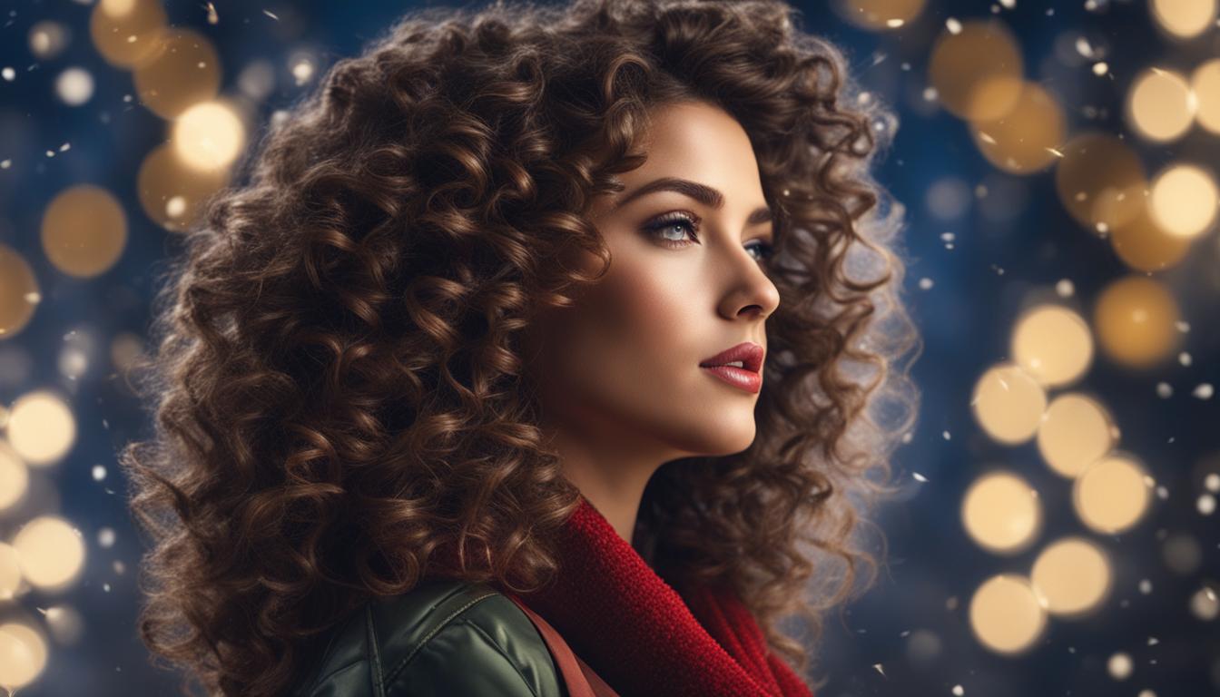 Weihnachtsfrisuren mit Locken