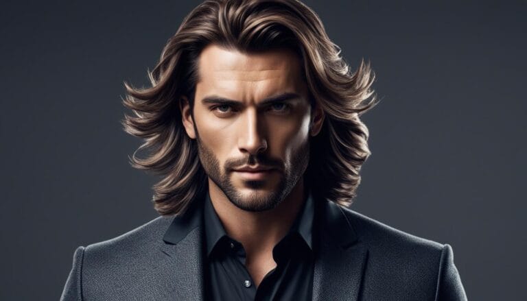 Männer Langhaarschnitt