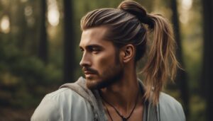 Männerfrisuren für lange Haare - Man Bun