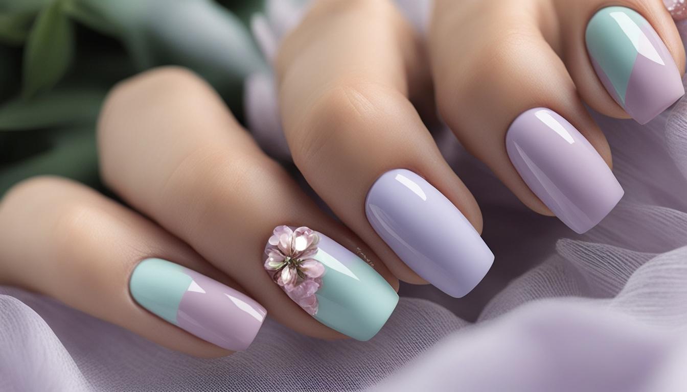 Nageldesign schlicht und elegant