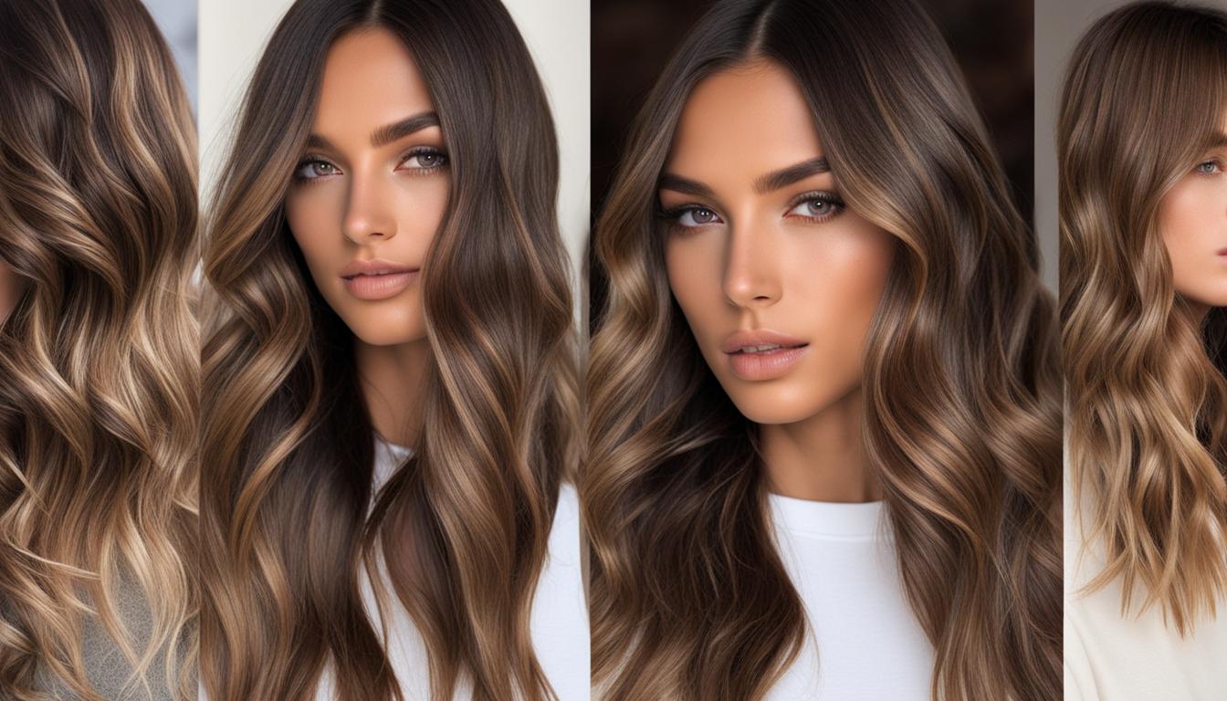 balayage braun