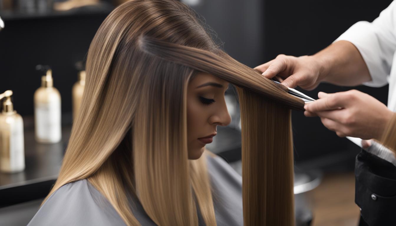 balayage technik