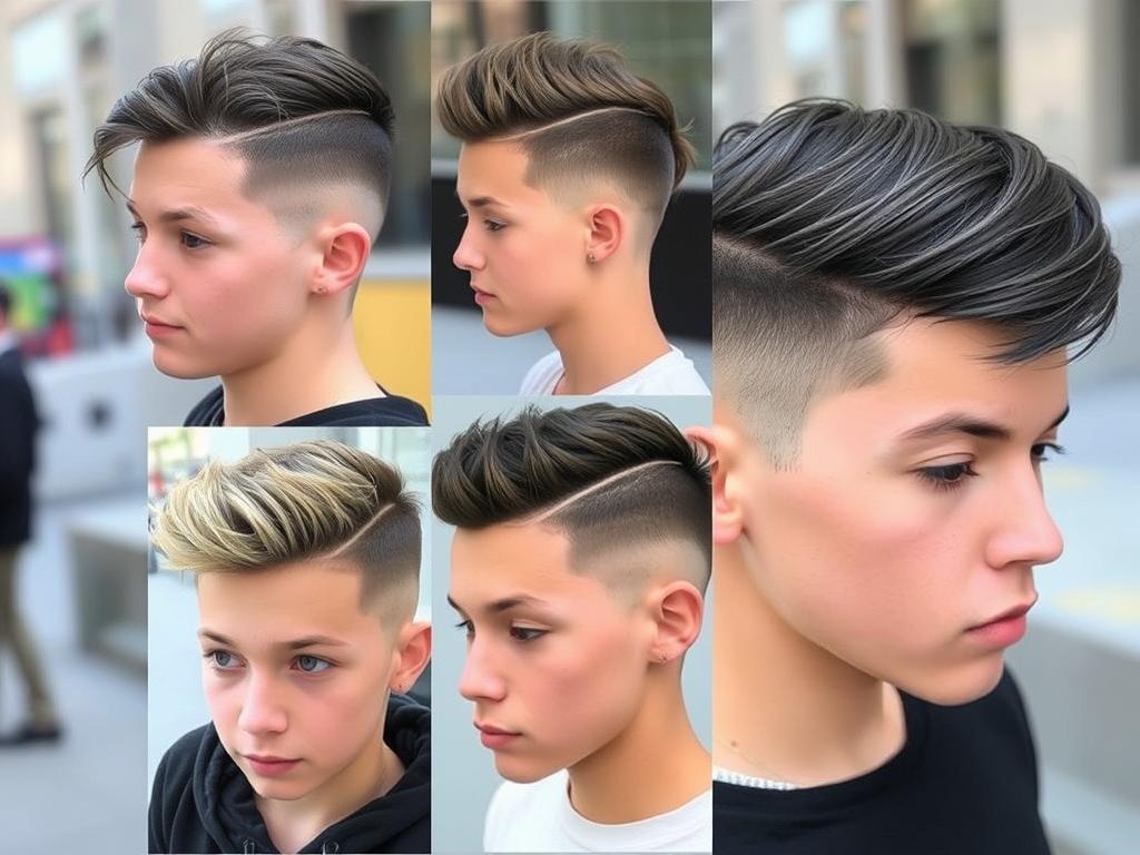 elegante frisuren jungs kurz