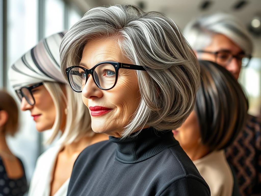 frisuren für brillenträgerinnen über 60