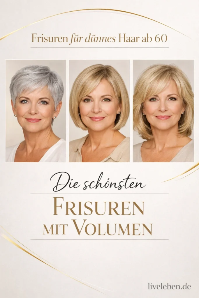Frisuren für dünnes Haar ab 60