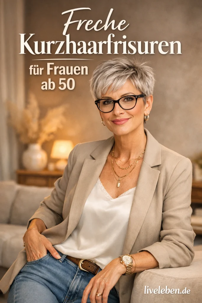 Kurzhaarfrisuren für Frauen ab 50