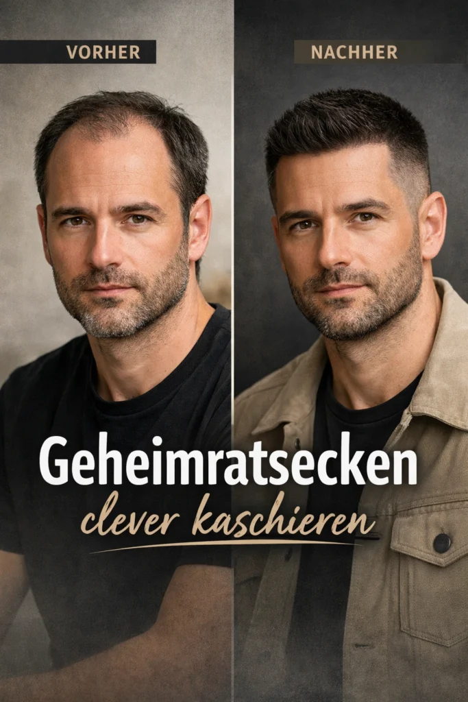 Frisuren für Geheimratsecken