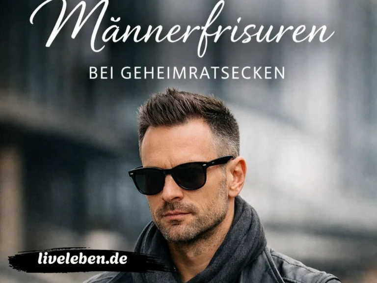 Frisuren für Geheimratsecken