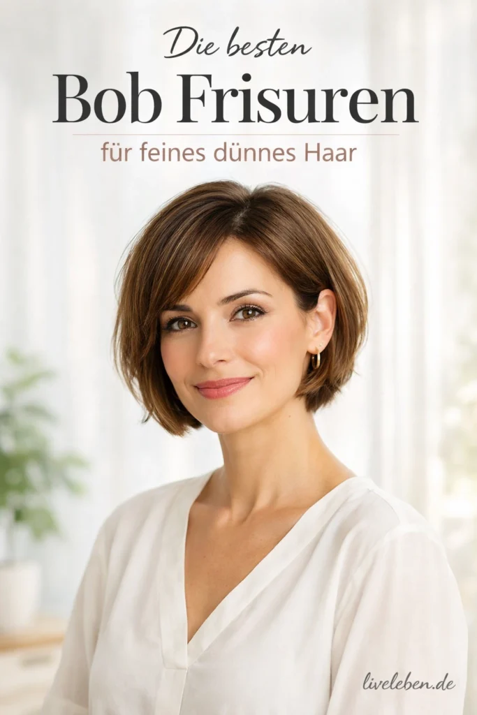 Bob Frisuren für feines dünnes Haar