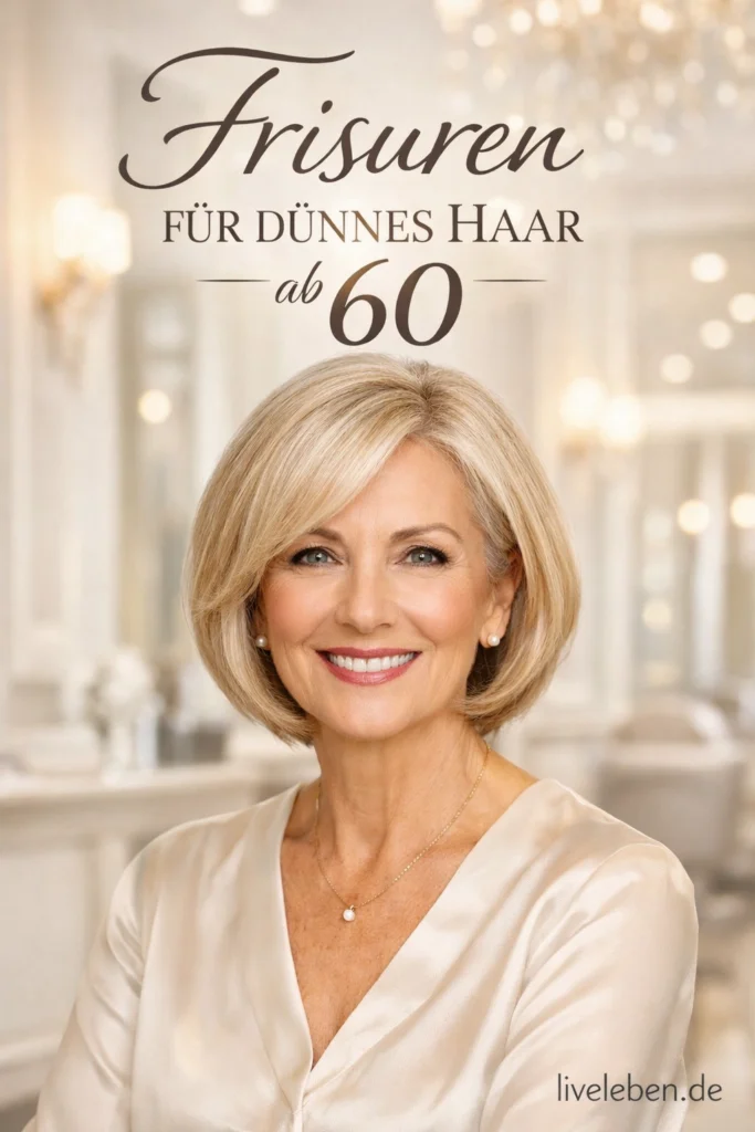 Frisuren für dünnes Haar ab 60
