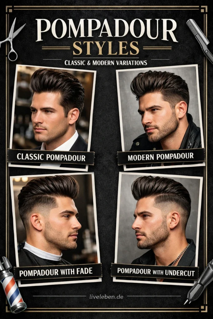 Pompadour Frisur