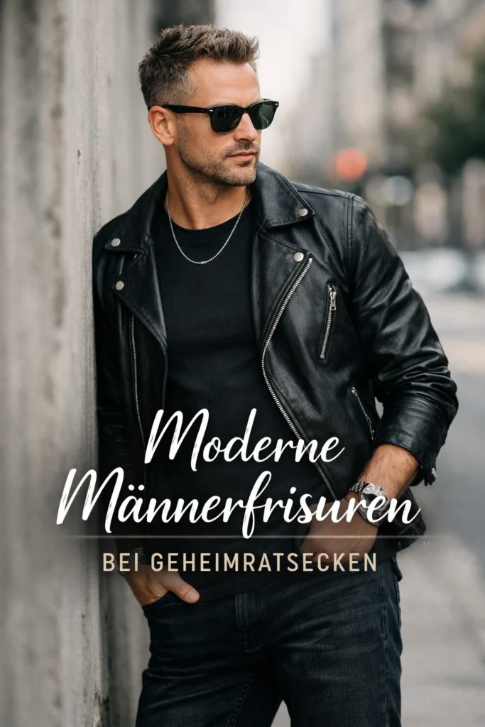 Frisuren für Geheimratsecken