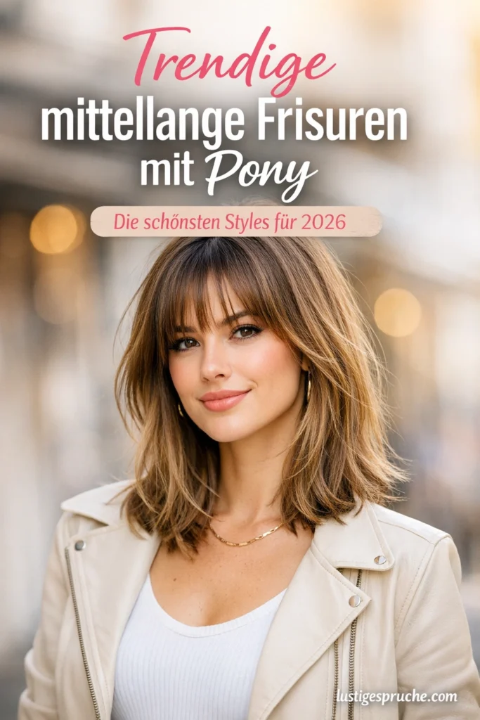 Mittellange Frisuren mit Pony