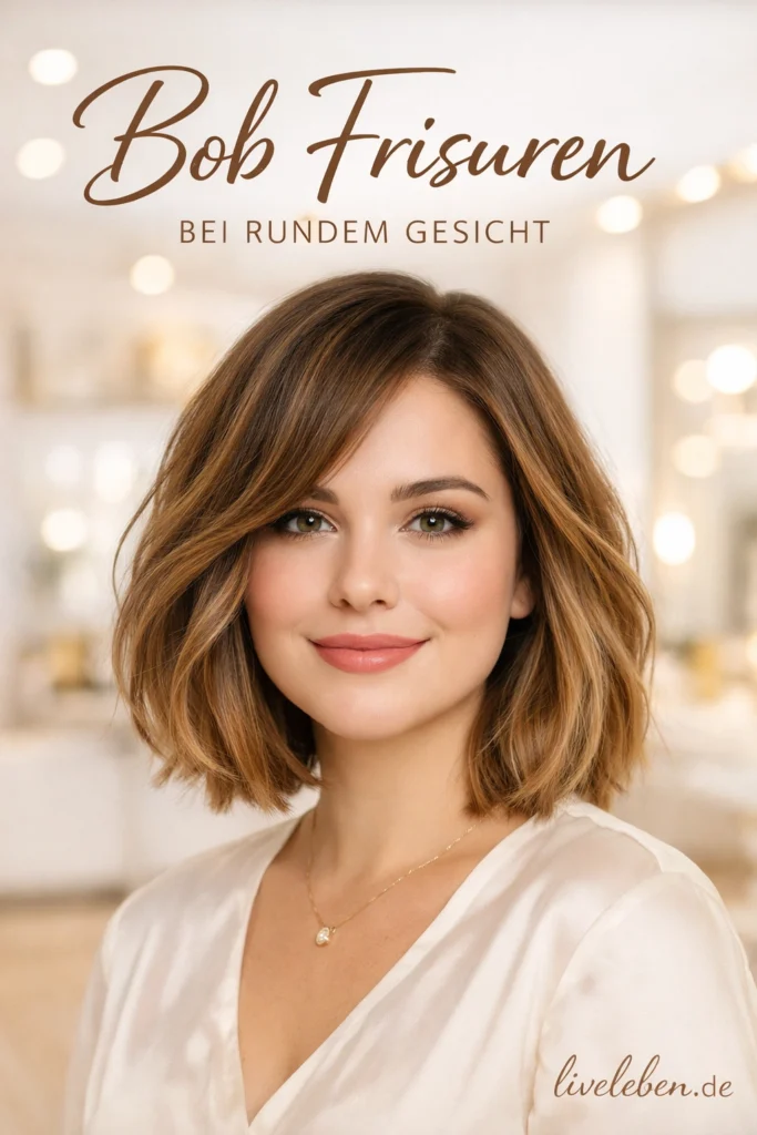 Frisuren bei rundem Gesicht
