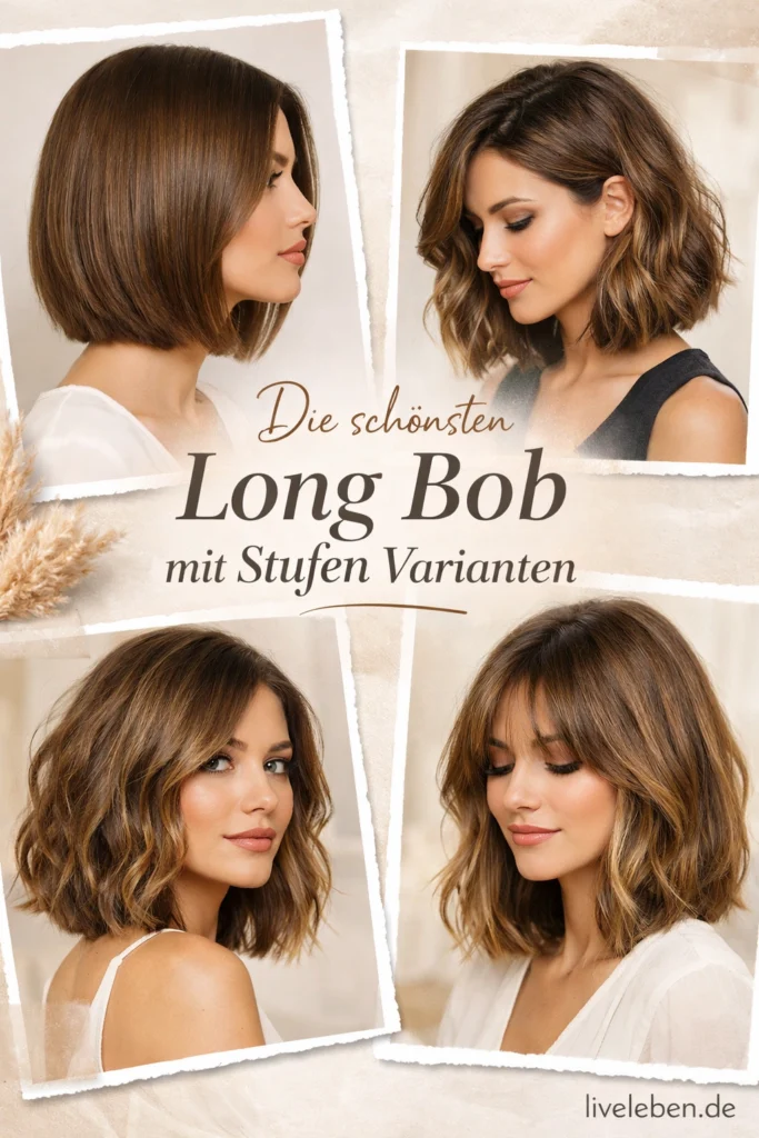 Long Bob mit Stufen