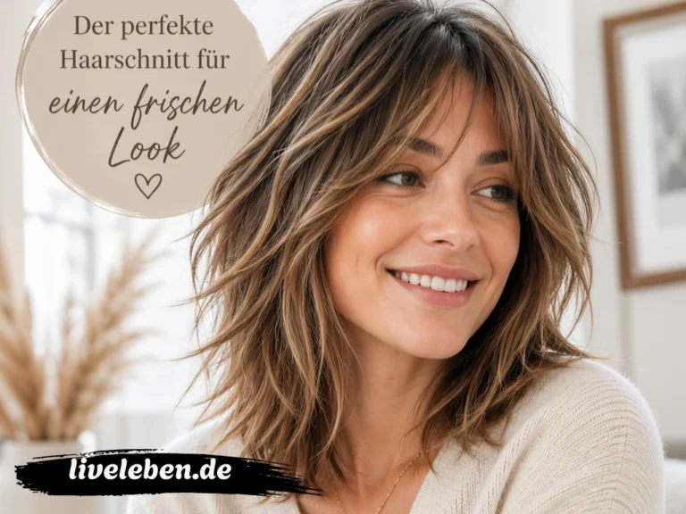 Fransig gestuft Frisuren mittellang