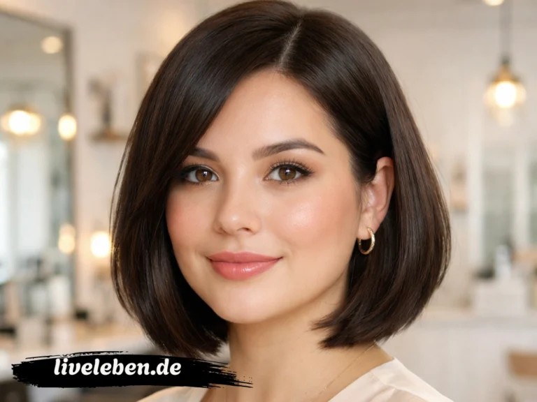 Frisuren Bob rundes Gesicht