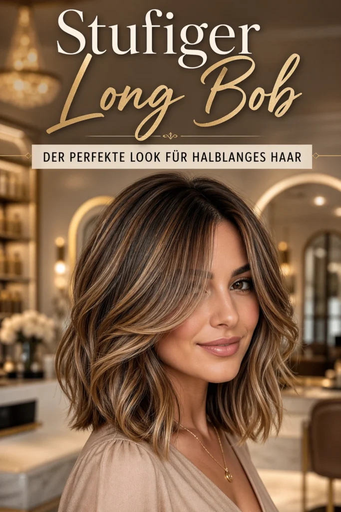 Frisuren halblang stufig