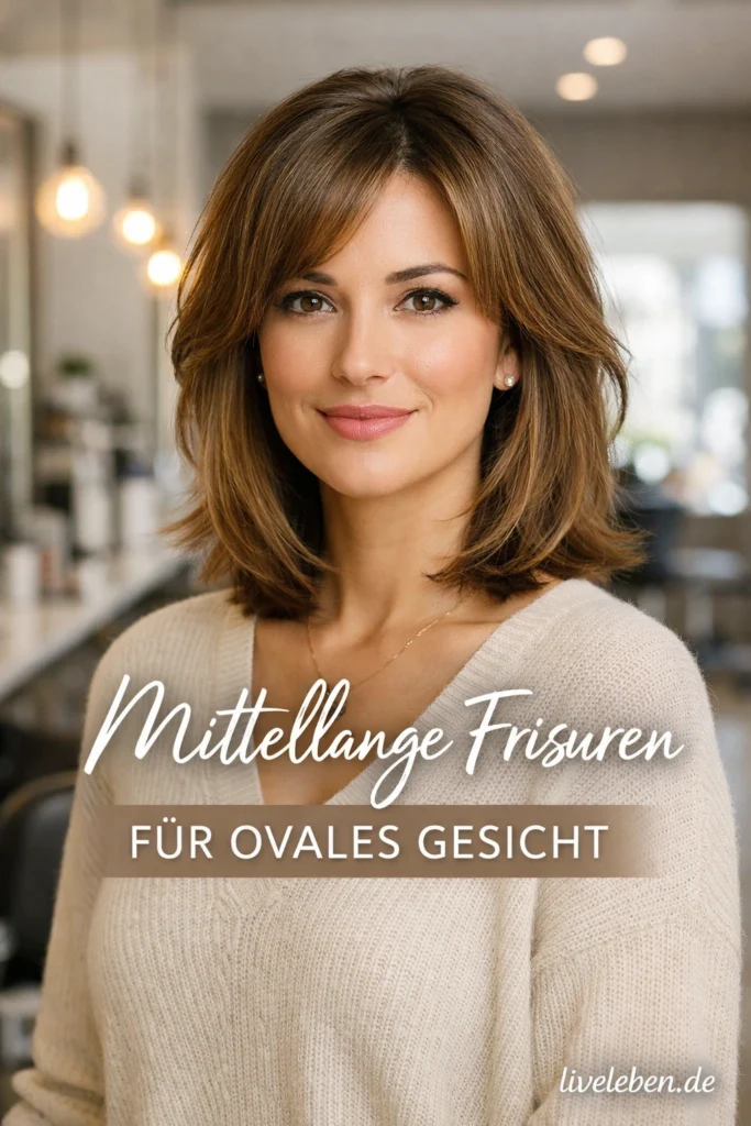 Frisuren für ovales Gesicht