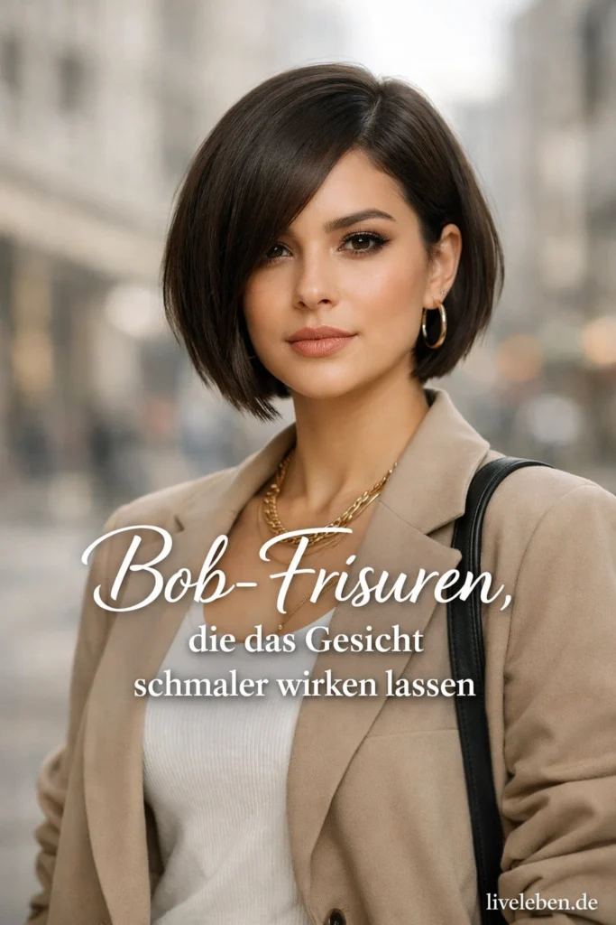 Frisuren Bob rundes Gesicht