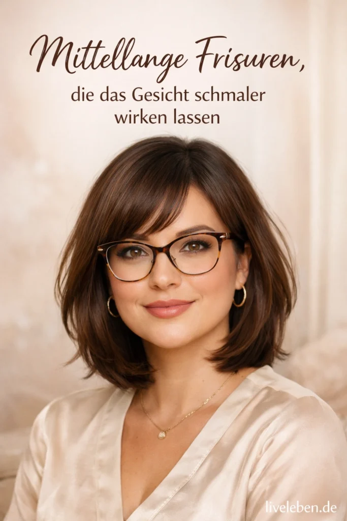 Frisuren rundes Gesicht mit Brille