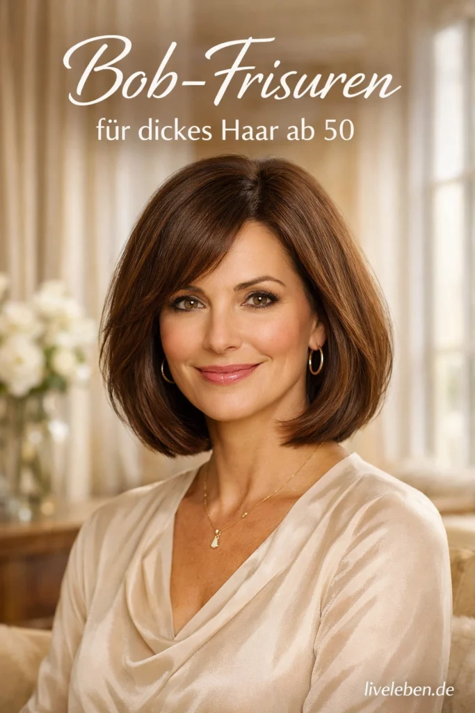 Frisuren für dickes Haar ab 50