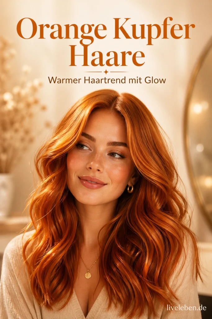 Orange Kupfer Haare
