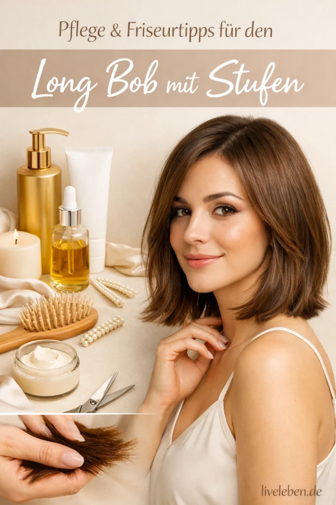 Long Bob mit Stufen