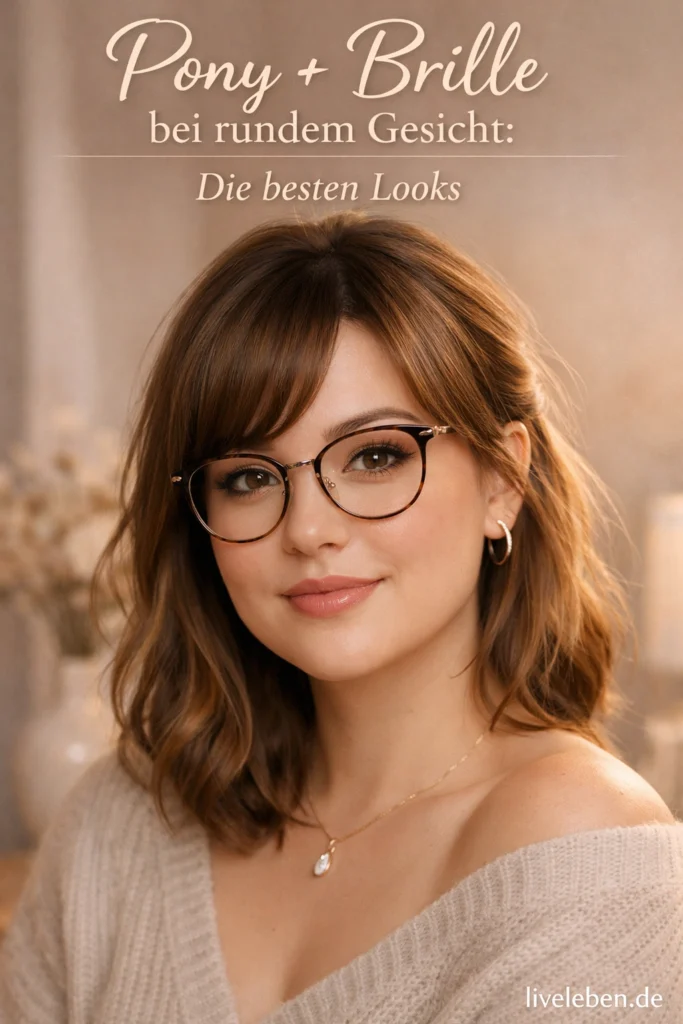 Frisuren rundes Gesicht mit Brille