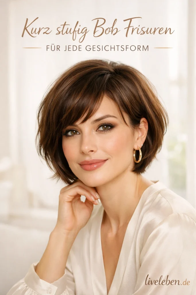 Kurz stufig Bob Frisuren