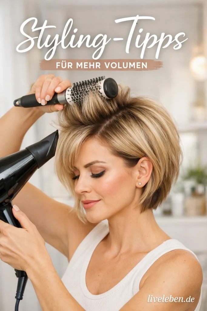 Feines Haar Stufiger Kurzer Bob