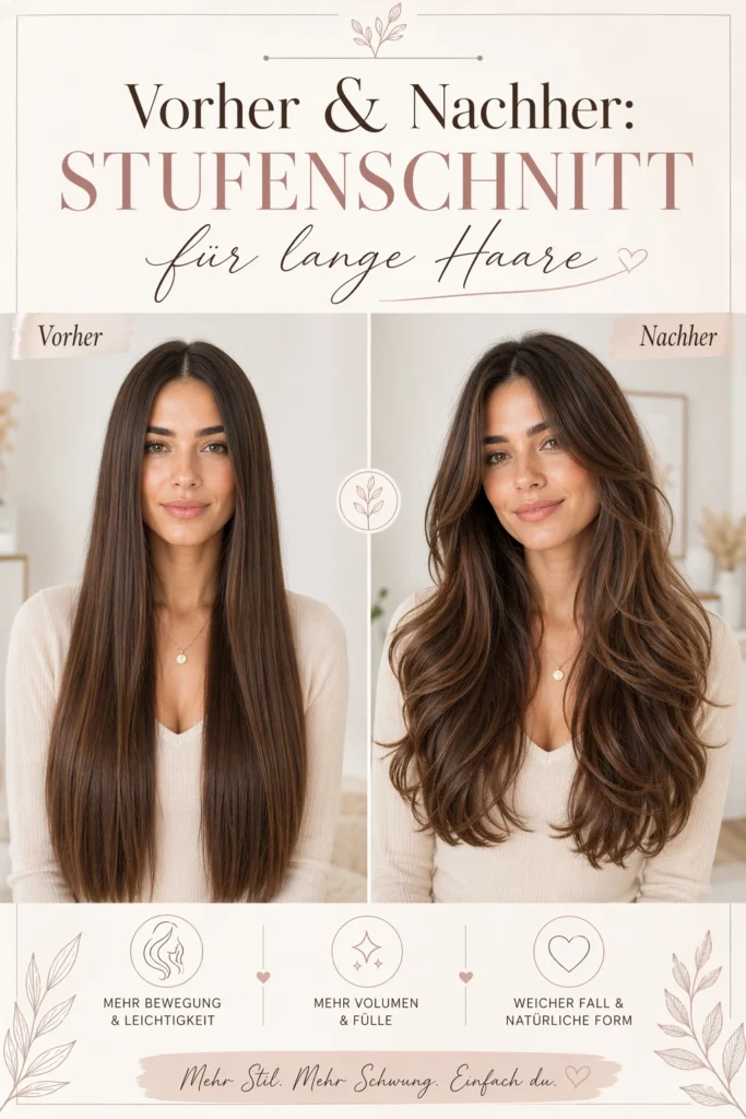 Tolle Stufenschnitte Haarschnitt lange Haare