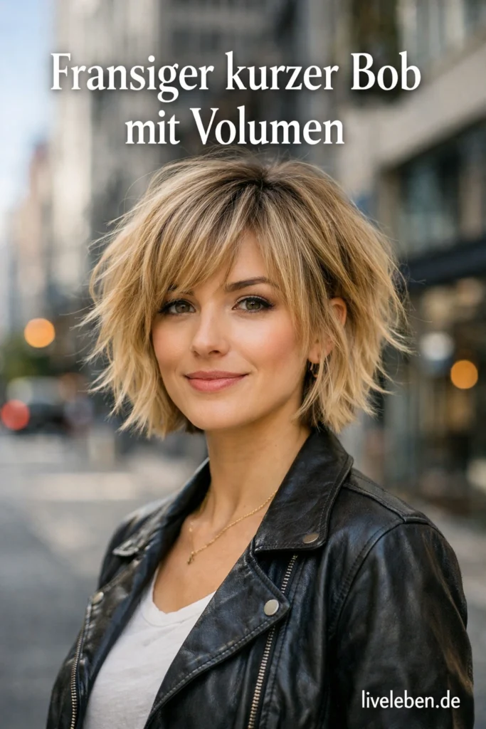 Feines Haar Stufiger Kurzer Bob