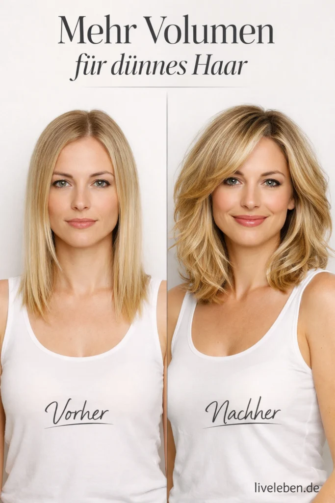 Stufig dünnes Haar Frisuren mittellang