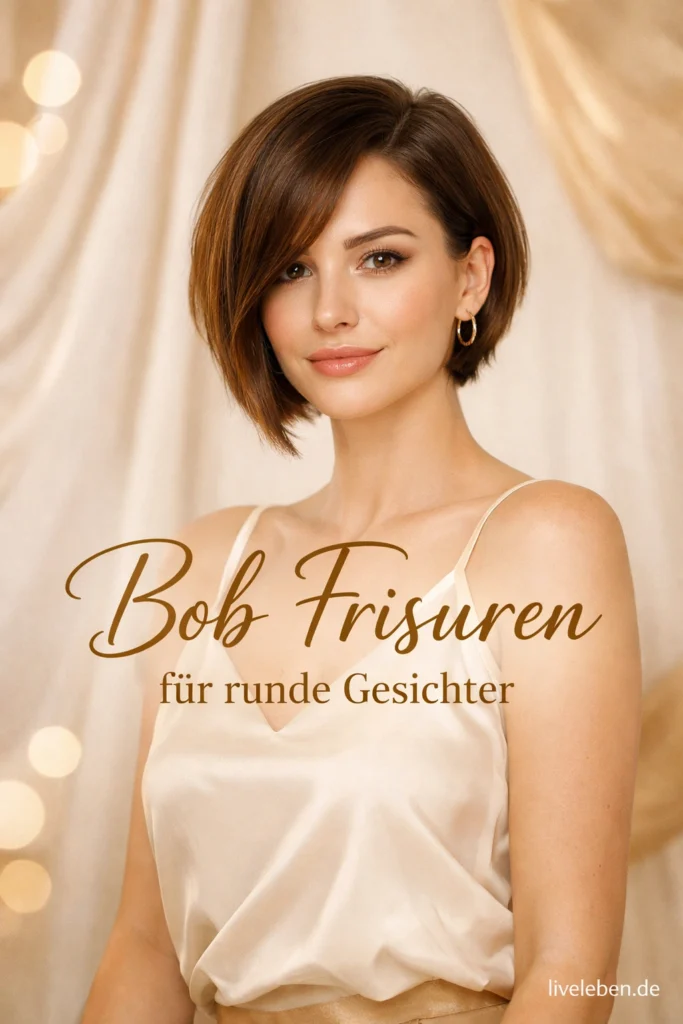 Frisuren für runde Gesichter