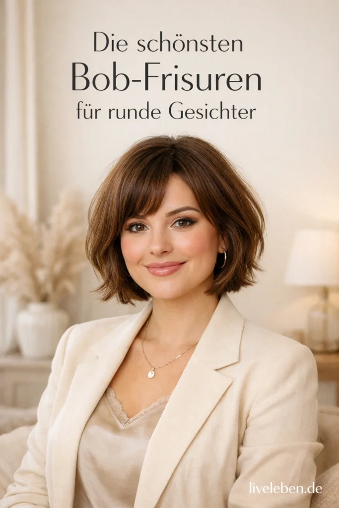 Frisuren Bob rundes Gesicht