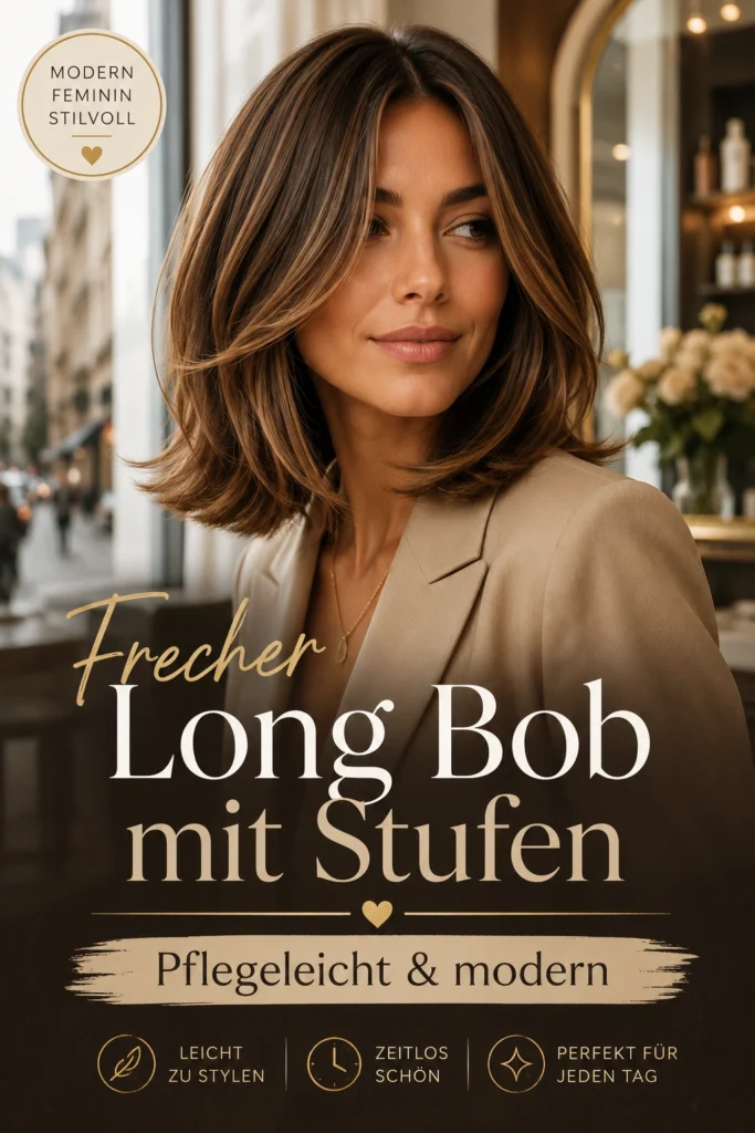 Frisuren mittellang stufig frech