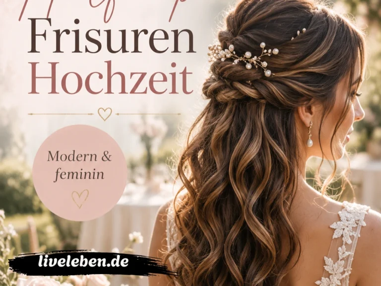 Frisuren lange Haare Hochzeitsgast