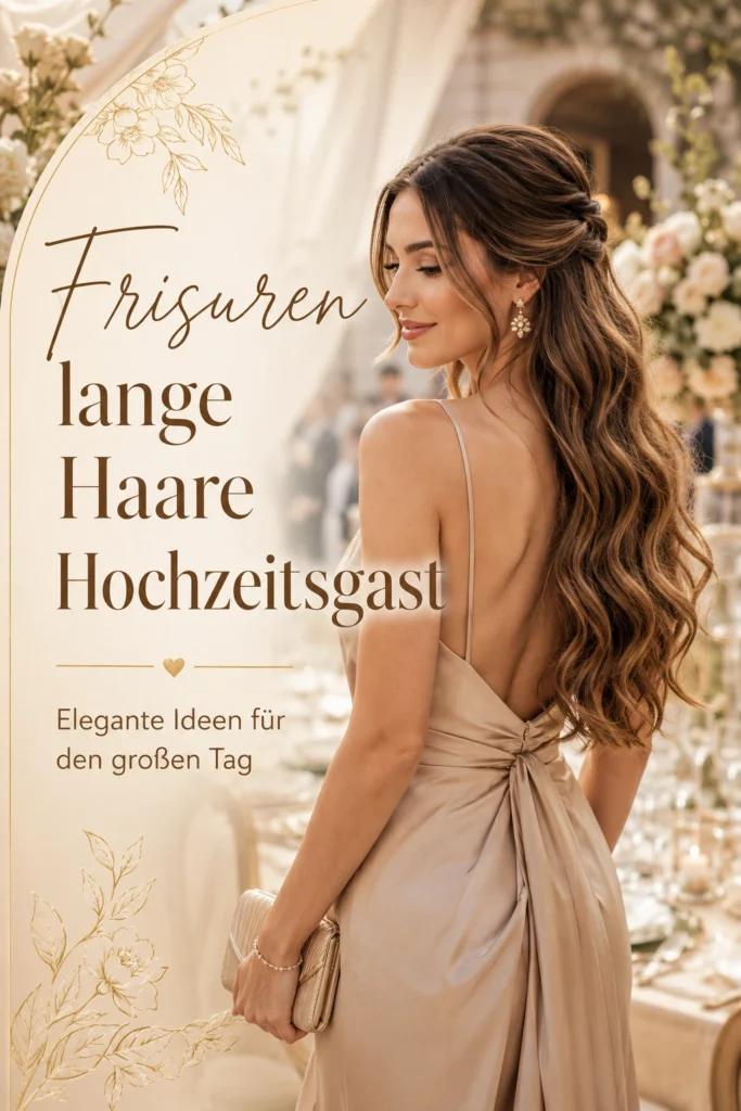 Frisuren lange Haare Hochzeitsgast
