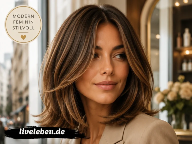 Frisuren mittellang stufig frech