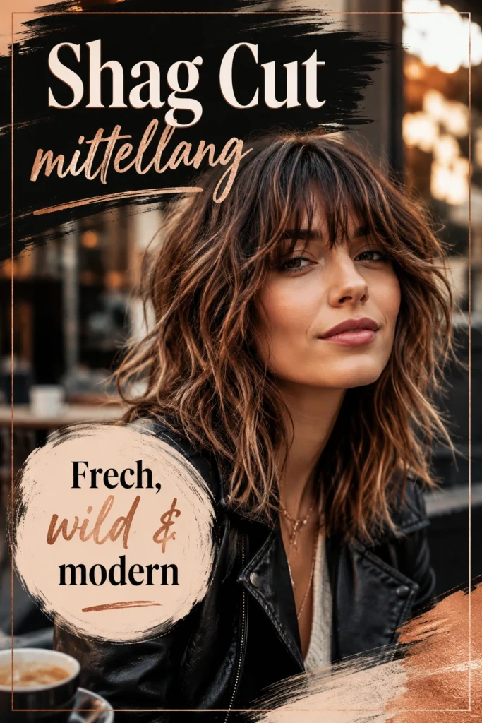 Frisuren mittellang stufig frech