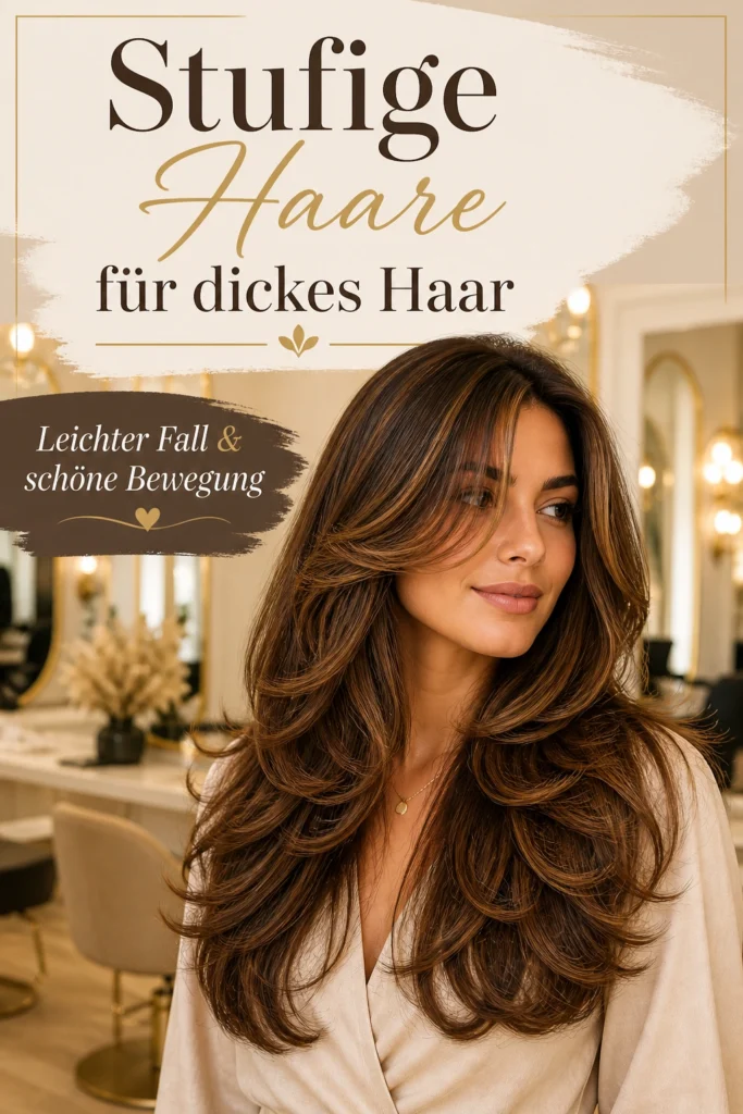 Stufige Haare